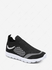 Pattern Knit Slip-on Running Shoes