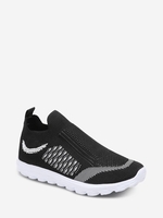 Pattern Knit Slip-on Running Shoes