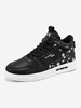 Patterned Mid Top Lace Up Skate Shoes