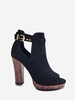Peep Toe Ankle Strap Platforms Pumps