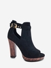Peep Toe Ankle Strap Platforms Pumps