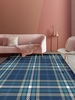 Plaid Pattern Area Floor Rug