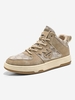 Plaid Pattern Lace-up Front High-top Skate Shoes