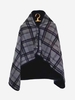 Plaid Pattern Multifunction Thermal Warm Flannel Shawl Blanket