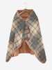 Plaid Pattern Multifunction Thermal Warm Flannel Shawl Blanket