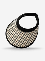 Plaid Pattern Outdoor Visor Cap