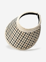Plaid Pattern Outdoor Visor Cap