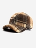 Plaid Teddy Baseball Cap