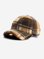 Plaid Teddy Baseball Cap