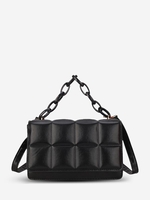 Plaid Textured Solid Color Crossbody Bag