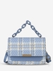 Plaid Woolen Crossbody Bag
