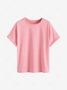 Plain Basic T-shirt M Light pink