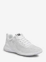Plain Breathable Mesh Sport Sneakers
