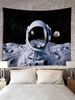 Planet and Astronaut Print Tapestry