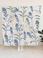 Plant Pattern Flannel Blanket