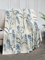 Plant Pattern Flannel Blanket