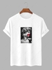 Plaster Statue Print Renaissance T-shirt Xxl White