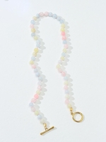 Plated 18K Gold Beaded Necklace