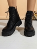 Platform Lace Up Front Combat Boots