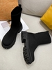 Platform Slip On Stretch Boots