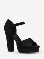 Platforms Criss Cross Ankle Strap Sandals