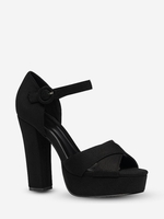 Platforms Criss Cross Ankle Strap Sandals