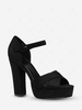 Platforms Criss Cross Ankle Strap Sandals