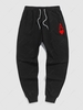 Playing Card Pattern Sport Jogger Pants Xxl Black