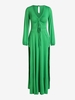 Plus Size Cinched High Split Maxi Romper Dress