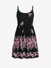 Plus Size Floral Print Cami Dress
