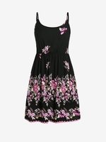 Plus Size Floral Print Cami Dress