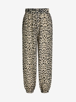 Plus Size Leopard High Waisted Jogger Pants