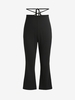 Plus Size Midriff Flossing Flare Pants