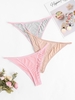 Plus Size Three Pieces Binding Lingerie Tanga