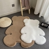 Plush Bear Shaped Floor Mat