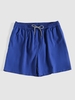 Pure Color Drawstring Beach Shorts Xxl Blue