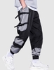 Push Buckle Straps Pockets Cargo Pants Xxl Black