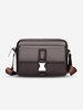 Push Buckle Zipper PU Messenger Bag