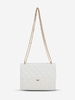 Quilted Chain Strap Flap Crossbody Shoulder Bag