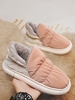 Quilted Colorblock Fleece Lined Full Back Slippers