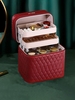Quilted Double-layer Lift Makeup Storage Bag