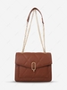 Quilted Half Chain Shoulder Bag