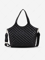 Quilted Large Capacity Shoulder Tote Bag