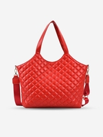 Quilted Large Capacity Shoulder Tote Bag