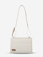 Quilted Metal Embellished Shoulder Bag