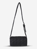 Quilted Padded Buckle Strap Shoulder Bag