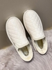 Quilted Padded Design Thermal Warm Fleece Lined Slipper Flats