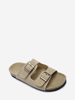 Retro Double Buckle Design Sandals