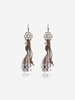 Retro Feather Dreamcatcher Dangling Earrings