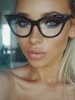 Retro Kitten Eye Shape Sunglasses